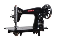 Machine à coudre industrielle XOXO JA2-1, robuste, corps en fonte, alimentation manuelle, configuration à lit plat, nouveau système de verrouillage métallique