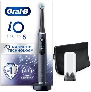 Oral-B iO3 2X cepillos de dientes eléctricos para adultos, regalos para ella/él, 2 cabezales de cepillo de dientes y 1 estuche de viaje, 3 modos con blanqueamiento dental - Product Image 6