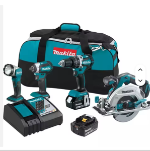พร้อมจัดส่งชุดเครื่องมือไร้สาย Makita XT446T 18V 4 ชิ้น LXT Lithium-Ion Brushless Combo Kit - Product Image 3