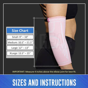 Use durante todo el día Mangas de codo para entrenamiento Recuperación Rutinas de fitness y sesiones de práctica deportiva - Product Image 3