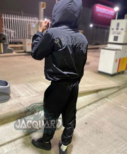 ชุดวอร์มมีฮู้ดสำหรับผู้ชายเสื้อแจ็คเก็ตมีซิปสำหรับเล่นกีฬาฤดูหนาววิ่งจ๊อกกิ้ง - Product Image 2