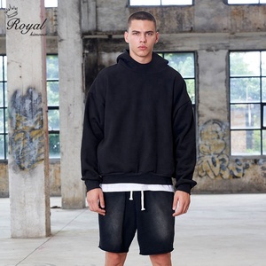 เสื้อสวมหัวซักกรดไซส์ใหญ่พิเศษของผู้ชายชุดวิ่งแบบแห้งเร็วสำหรับฤดูหนาวชุดวิ่งพร้อมเทคนิคการพิมพ์ลาย - Product Image 2