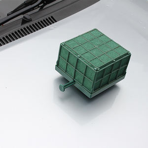 Décoration suspendue, fleur fraîche artificielle pour la décoration de la voiture des mariés, décoration murale, cadre en plastique artificiel, ventouse - Product Image 2