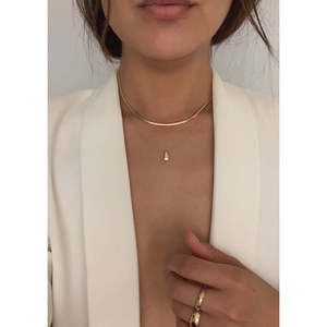 Collier tendance en forme de goutte d'eau plaqué or rose, platine et rhodium, orné de zircon, opale, diamant, quartz et perle, idéal pour les fiançailles - Product Image 5