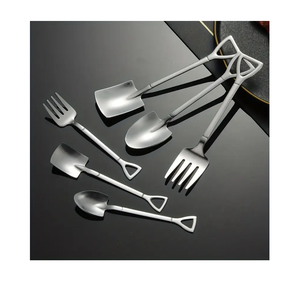 ช้อนตักไอศกรีมสแตนเลสช้อนตักขนมช้อนตักชาทำจากโลหะมีสลักช้อนตักขนม - Product Image 3