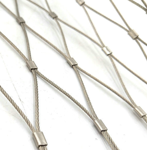 Maille de treillis en fil d'acier inoxydable flexible 7x7 7x19 pour mur végétal et support de plantes grimpantes - Product Image 2