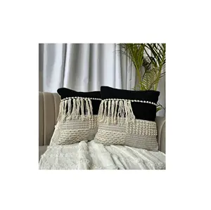 Indian Style Modern Handcrafted 100% Cotton Fabric Soft Touch Weave Cushions for Sale from Indian Supplier