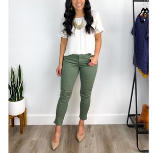 Prix de gros de haute qualité pantalons et pantalons chino pour femmes conception personnalisée pantalons chino Slim Fit pour femmes exportation de BD - Product Image 6