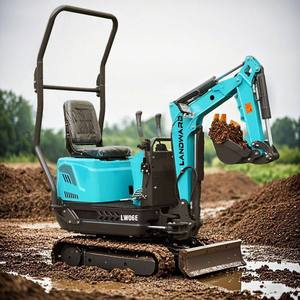 Mini-pelleteuse de 2 tonnes avec moteur Kubota Digger compact certifié CE pour la ferme et la construction - Product Image 5
