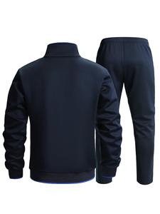 Traje deportivo informal de manga larga para hombre, tejido de punto, ropa deportiva de moda, chándales para hombre, ropa para hombre - Product Image 5