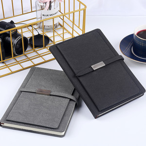 Carnet de notes A5 en cuir écologique, reliure rigide, impression personnalisée, pages en papier offset, marque-page en ruban, cadeau de haute qualité - Product Image 3