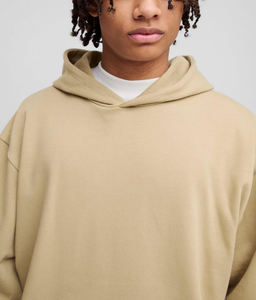 Sweat-shirts à capuche à épaules tombantes personnalisés de luxe 500 Gsm 600 Homme 100% coton polaire Impression gonflée Haute qualité Écologique Automne - Product Image 3