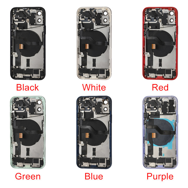 Mobile Phone Parts Back Housing Back Glass 13 14 for Iphone 6 6S 7 8 Plus X XS Max XR 11 12 High Quality for Iphone Back Cover