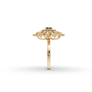 แหวนหมั้นเพชรทรงซันเบิร์สท์ ลาโบแกลว์ ไดมอนด์ - Product Image 3