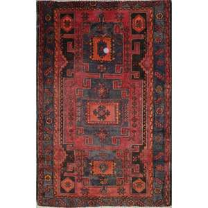 Tapis en laine fait main avec un design vintage luxueux, noué à la main, artisanal, pour la décoration du sol de la maison ou du bureau - Product Image 1