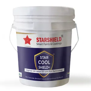 Complete Waterproofing Star Cool Shield + Verf Koele Dakcoating Verminderen De Oppervlaktetemperatuurbescherming Tegen Hitte Naadloos Dak