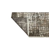 Alfombra Persa Hecha a Mano de Seda de Bambú, Antideslizante, de Pelo Alto y Grosor Medio, para Dormitorio o Sala de Estar, con Diseño Geométrico Abstracto
