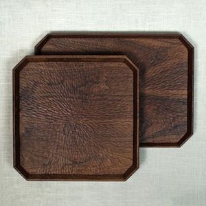 Encalado para bandeja de servicio de madera de mango Bandeja de madera de acacia rústica con asas para comedor y cocina Bandeja de servicio para ocasiones de Bautismo - Product Image 4
