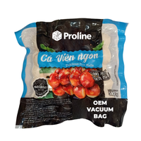 Sacs de scellant en relief sous vide transparent en gros d'usine Logo personnalisé imprimé en nylon PA/PE alimentaire