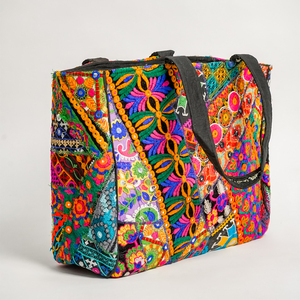 Nouveau style de sac brodé en coton Sac à main de luxe pour femmes pour le shopping cosmétique - Product Image 5