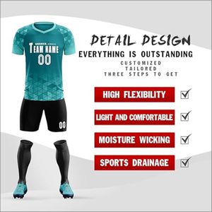 Uniformes de Fútbol Personalizados de Alta Calidad para Entrenamiento, Sublimados, Unisex, para Verano 2025 - Product Image 3