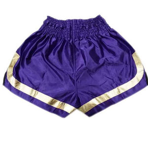 Pantalones Cortos de Boxeo de Moda al por Mayor de Alta Calidad, Pantalones Cortos de Entrenamiento de Boxeo Tailandés, Pantalones Cortos de Satén para MMA, Pantalones Cortos Tailandeses para Niños con OEM - Product Image 5