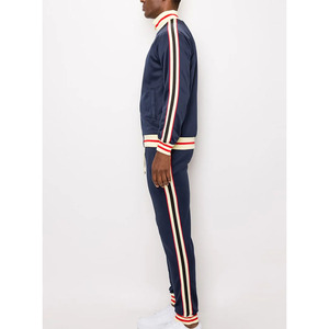 Ropa deportiva, chándales de entrenamiento, conjunto de dos piezas para hombre, chándal, traje de jogging, último diseño, conjunto de chándal de invierno para hombre - Product Image 2