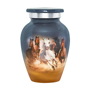 Urne de crémation faite à la main avec et jeton, de haute qualité pour les cendres humaines, en laiton - Product Image 3