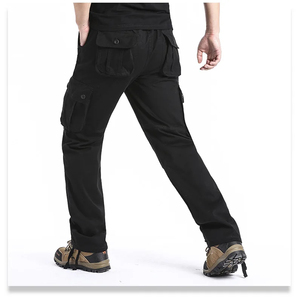 Premium Saleh Enterprises Men Relax Fit Spandex Cotton Canvas Drawstring Closure <b>Summer</b> Cargo Tactical Streetwear Casual <b>Pants</b> - Product Image 3