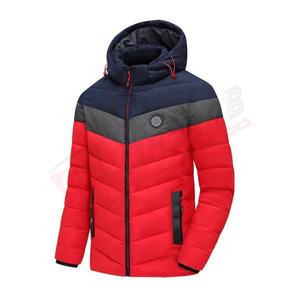 Chaqueta de Invierno para Hombre, Impermeable, Diseño de Parches, Reversible, con Capucha, Tejido Acolchado, Nueva, Lista para Exteriores - Product Image 3