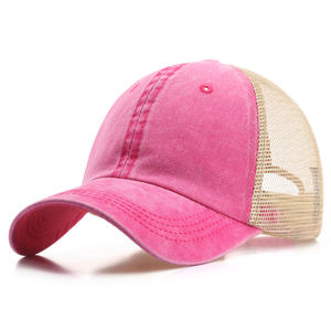 Gorra personalizada de 6 paneles en blanco para papá, gorra desgastada lavada, gorra de camionero Vintage, gorras deportivas de béisbol de algodón, gorra de camionero de malla - Product Image 2