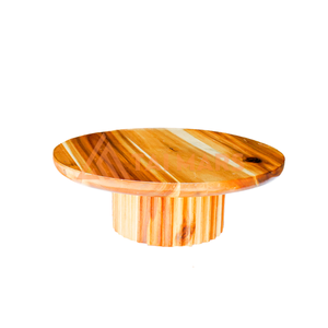 Gran Oferta personalizada, venta al por mayor, soporte giratorio de madera rústica de bambú ecológico para cupcakes, apto para lavavajillas para Pasteles de cumpleaños - Product Image 2