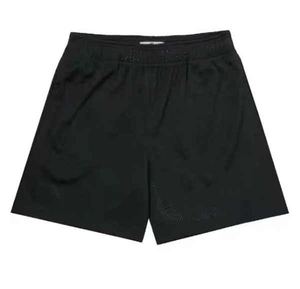 Pantalones cortos deportivos personalizados para hombre, cintura elástica, tejido de malla de poliéster, transpirable, bolsillo de entrenamiento de gimnasio para baloncesto - Product Image 1