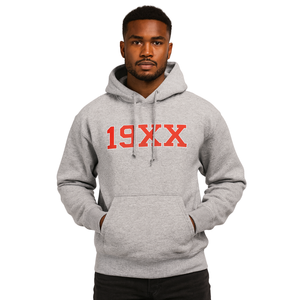 Kap Grey เสื้อสวมหัวมีฮู้ดผ้าฝ้ายผสมเครื่องแต่งกายพี่น้องกรีกที่กำหนดเองศักดิ์สิทธิ์เก้า hbcu สตรีทแวร์ชีวิตกรีกกับปีที่ก่อตั้ง - Product Image 1