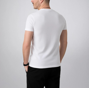Camiseta de Hombre de Algodón 100%, 180 g/m², Diseño de Hombros Caídos, Corte Regular, Verano, Logotipo Personalizado de Alta Calidad, Venta Directa de Fábrica - Product Image 2