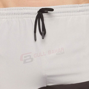 Pantalones cortos informales para hombre, cómodos, ligeros, para uso diario, con cintura media elástica y cordón, tela suave, patrón sólido - Product Image 5