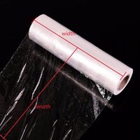 Plasticfolie Rolmachine Kwaliteit Zachte Blaasvorming Transparant Glad Oppervlak Nano Blauw 300m Keuken Zeep Cadeauverpakking