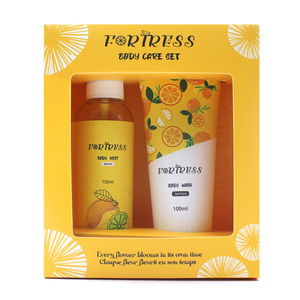 OEM Private Label Personnalisé 100 & 150ml Citron Baignoire Gel Douche Moussant Hydratant Self Care Gel Douche Coffret Cadeau Prix Usine - Product Image 6