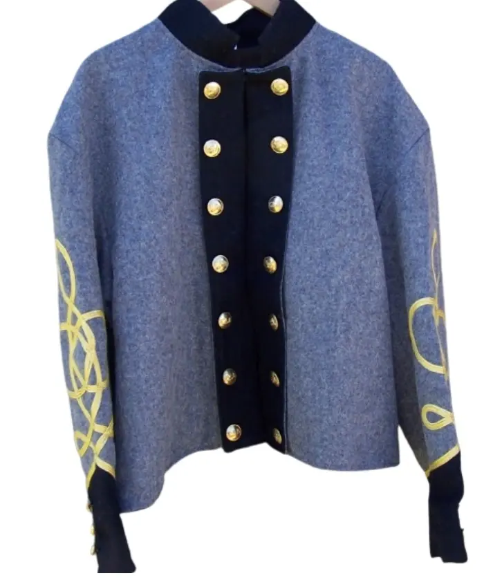 Groothandel Hoge Kwaliteit Camouflage Uniform Logo Burgeroorlog Confederate Reenactor Shell Jackets