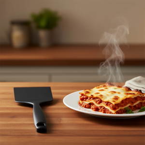 Spatule de cuisine en nylon noir CUCINERO 17052, pelle à lasagnes, outils pour pâtes - Product Image 3