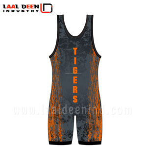 Singlet de Lucha Libre Personalizado para Hombre, Diseño Clásico de Bandera Americana, Impresión por Sublimación Personalizada, 100% Poliéster, Tallas Personalizables - Product Image 2