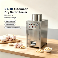 Nouvelle conception de machine à éplucher l'ail automatique Lerford RX-30, composants PLC, multifonctionnelle, pour usage domestique, haute qualité, argentée 1