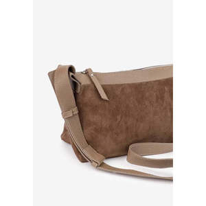 Borsa a Tracolla Morbida in Vera Pelle Scamosciata - Made in Italy - Art. 25400 - Product Image 4