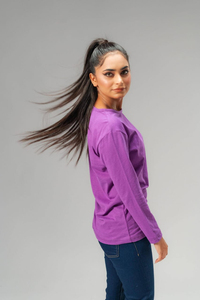 T-shirts à manches longues en tissu respirant qui favorisent le confort pendant une utilisation quotidienne prolongée, t-shirts à manches longues durables - Product Image 5