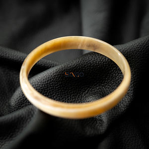 Elegant Handmade Buffalo Horn <b>Bracelet</b> Adjustable Beaded Tribal Jewelry Sustainable Fashion Gift for Men and <b>Women</b> Christian - Product Image 2