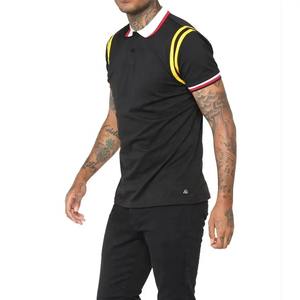 Personalizado 100% algodón para hombre para camisetas rayas estilo deportivo transpirable secado rápido Anti-Pilling manga corta Casual - Product Image 2