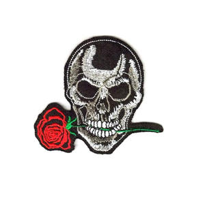 Patch brodé à coudre, patchs en tissu sergé, grands patchs personnalisés à repasser, vente en gros, nouveau design tendance, patch brodé unisexe - Product Image 2