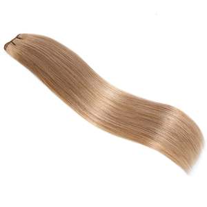 Extensions de cheveux russes Remy avec trame invisible # 16 Blondes Naturelles Lisses - Product Image 1