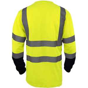 Camisetas Polo de Alta Visibilidad con Diseño Personalizado al por Mayor, Tallas Grandes, con Cinta Reflectante, Mangas Cortas, Secado Rápido, para Trabajo - Product Image 5