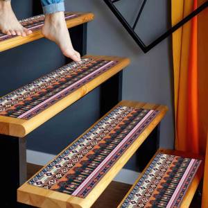 พรมพิมพ์ลายชนเผ่าคลาสสิก นาวาโฮ อัสเต็ก ดีไซน์ทันสมัย พรมปูพื้น - Product Image 3